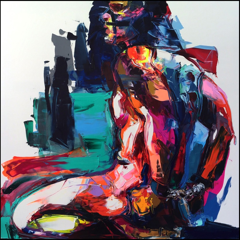 Francoise Nielly Portrait Palette Painting Expression Face199